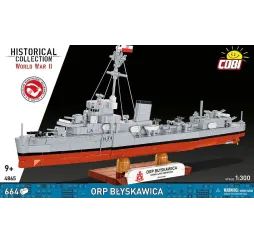 Cobi ORP Błyskawica 664 el. – klocki konstrukcyjne