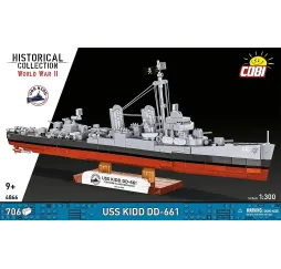 Cobi USS Kidd – klocki konstrukcyjne Historical Collection