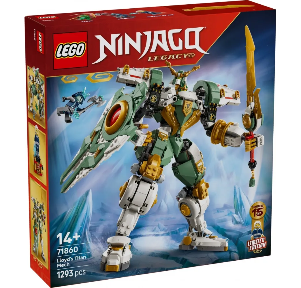 Lloyd Tytanowy mech 15. rocznica LEGO klocki konstrukcyjne