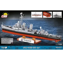 Cobi USS Kidd – klocki konstrukcyjne Historical Collection