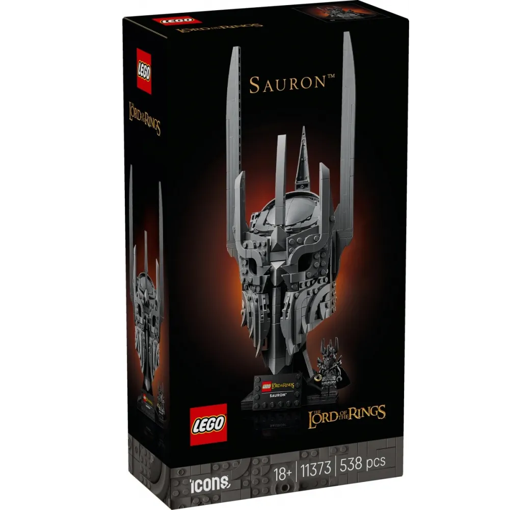 LEGO Icons Hełm Saurona – klocki konstrukcyjne
