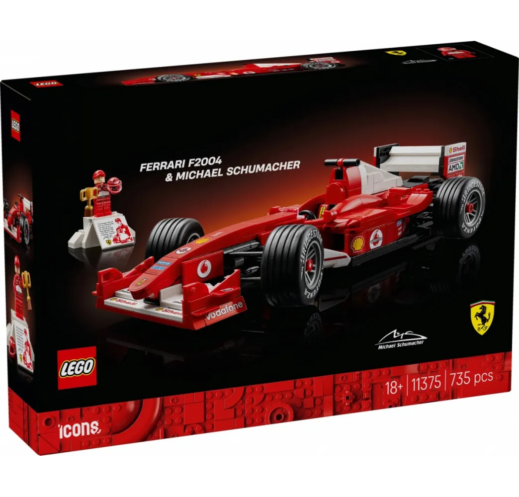 LEGO Icons Ferrari F2004 Michael Schumacher klocki