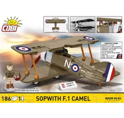 Cobi Klocki Sopwith F.1 Camel – model samolotu 9+