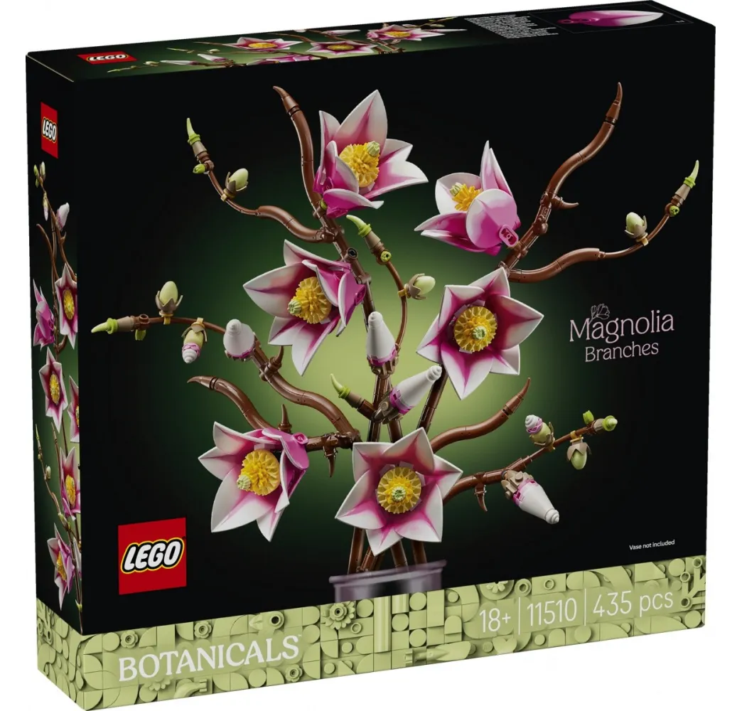 LEGO Botanicals Gałązki magnolii – klocki konstrukcyjne