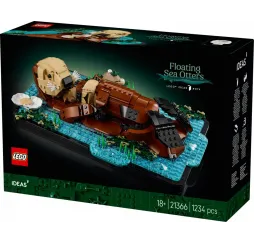 LEGO Ideas Pływające wydry – klocki konstrukcyjne