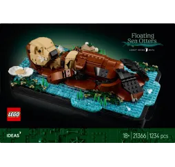 LEGO Ideas Pływające wydry – klocki konstrukcyjne