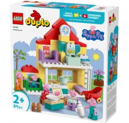 LEGO DUPLO Peppa Pig Dom rodzinny – klocki 2+