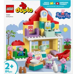 LEGO DUPLO Peppa Pig Dom rodzinny – klocki 2+