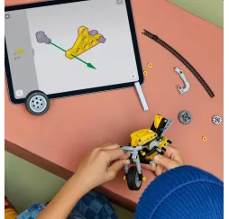 LEGO Technic Żółty motocykl – klocki konstrukcyjne