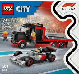 LEGO City Ciężarówka F1 z bolidem Audi – klocki 7+