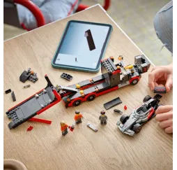 LEGO City Ciężarówka F1 z bolidem Audi – klocki 7+