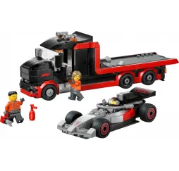 LEGO City Ciężarówka F1 z bolidem Audi – klocki 7+