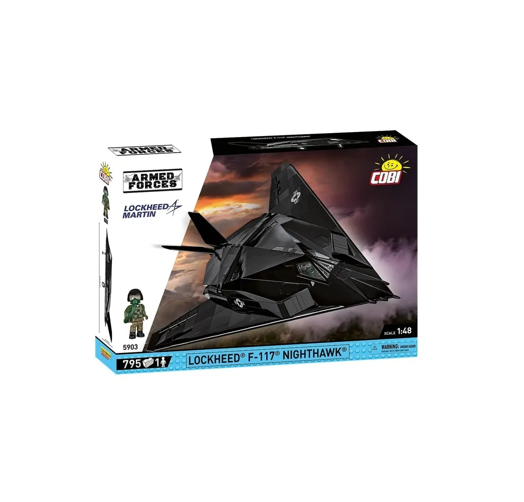 Cobi F-117 Nighthawk – klocki konstrukcyjne 795 el.