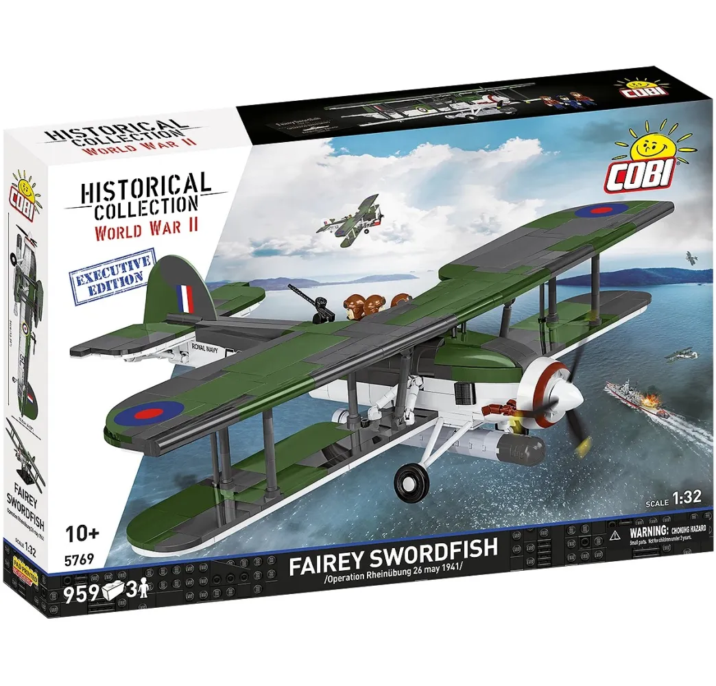 Fairey Swordfish Executive Edition – klocki COBI