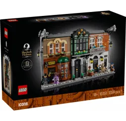 LEGO Icons Sherlock Holmes Book Nook – klocki konstrukcyjne