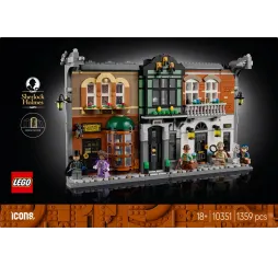 LEGO Icons Sherlock Holmes Book Nook – klocki konstrukcyjne