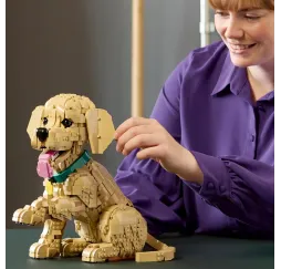 LEGO Icons Szczeniak golden retriever – klocki 18+