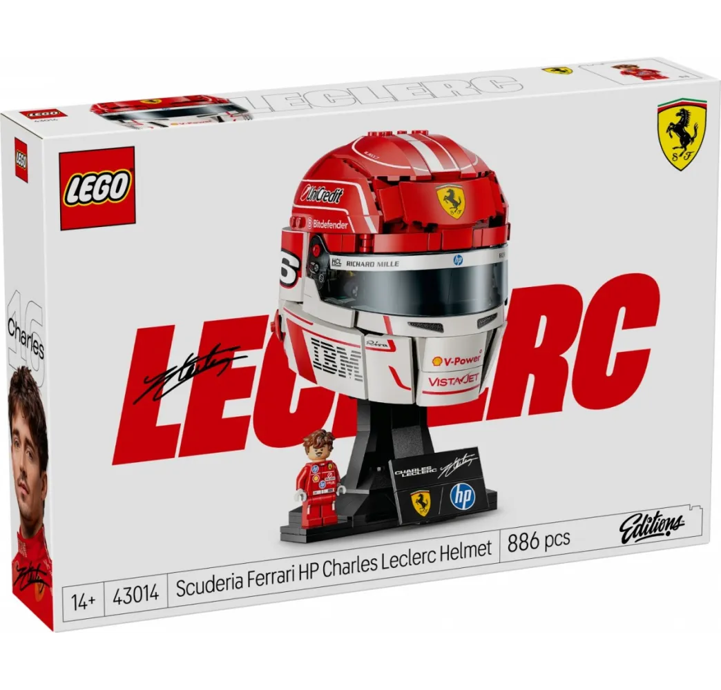 LEGO Kask Charles Leclerc Ferrari – klocki konstrukcyjne