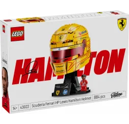 LEGO klocki Lewis Hamilton Ferrari – kask kolekcjonerski
