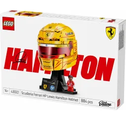 LEGO klocki Lewis Hamilton Ferrari – kask kolekcjonerski