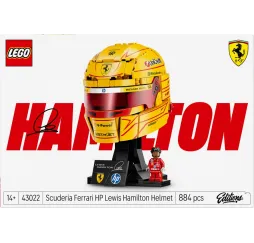 LEGO klocki Lewis Hamilton Ferrari – kask kolekcjonerski