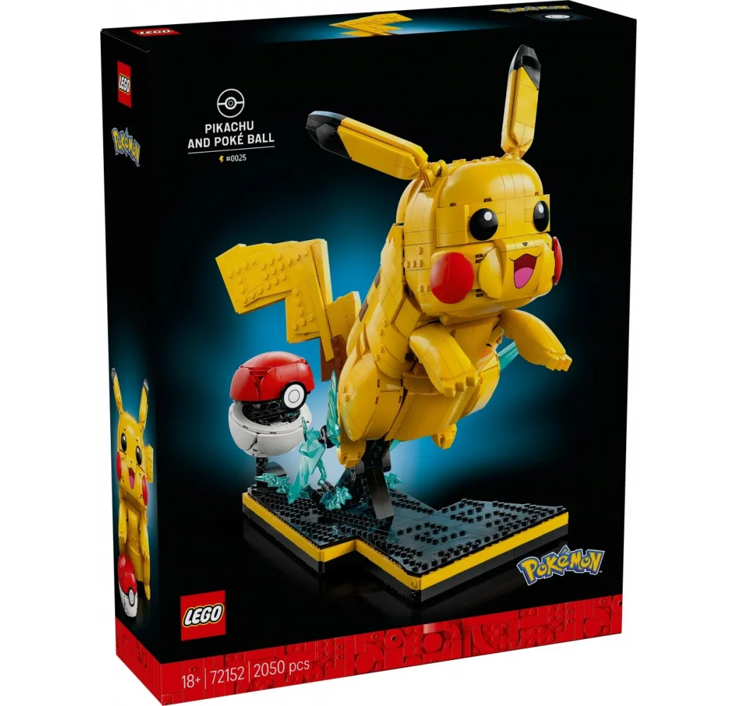 Pikachu i Poké Ball LEGO klocki konstrukcyjne 18+