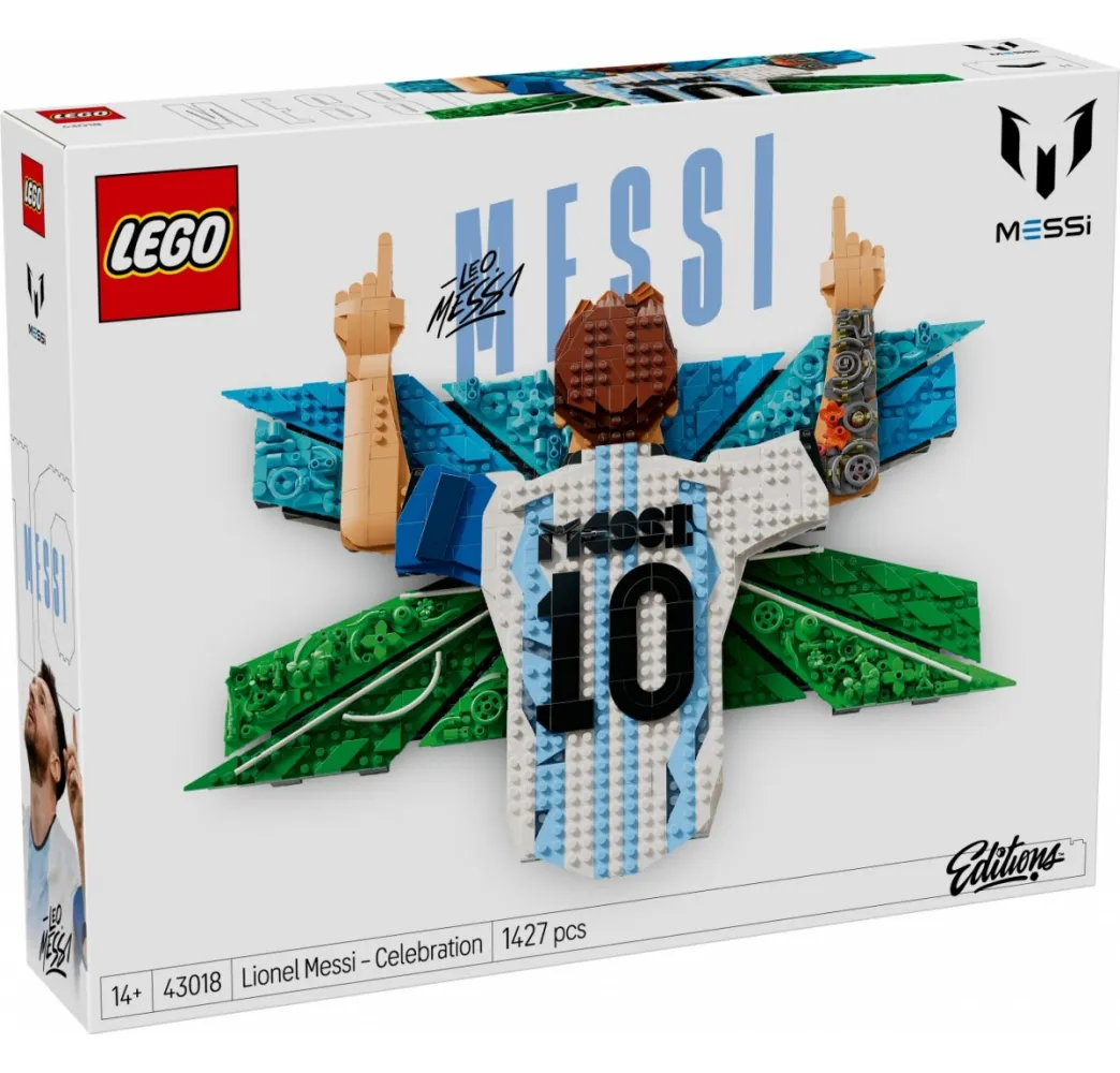 LEGO Messi cieszynka – klocki konstrukcyjne Editions