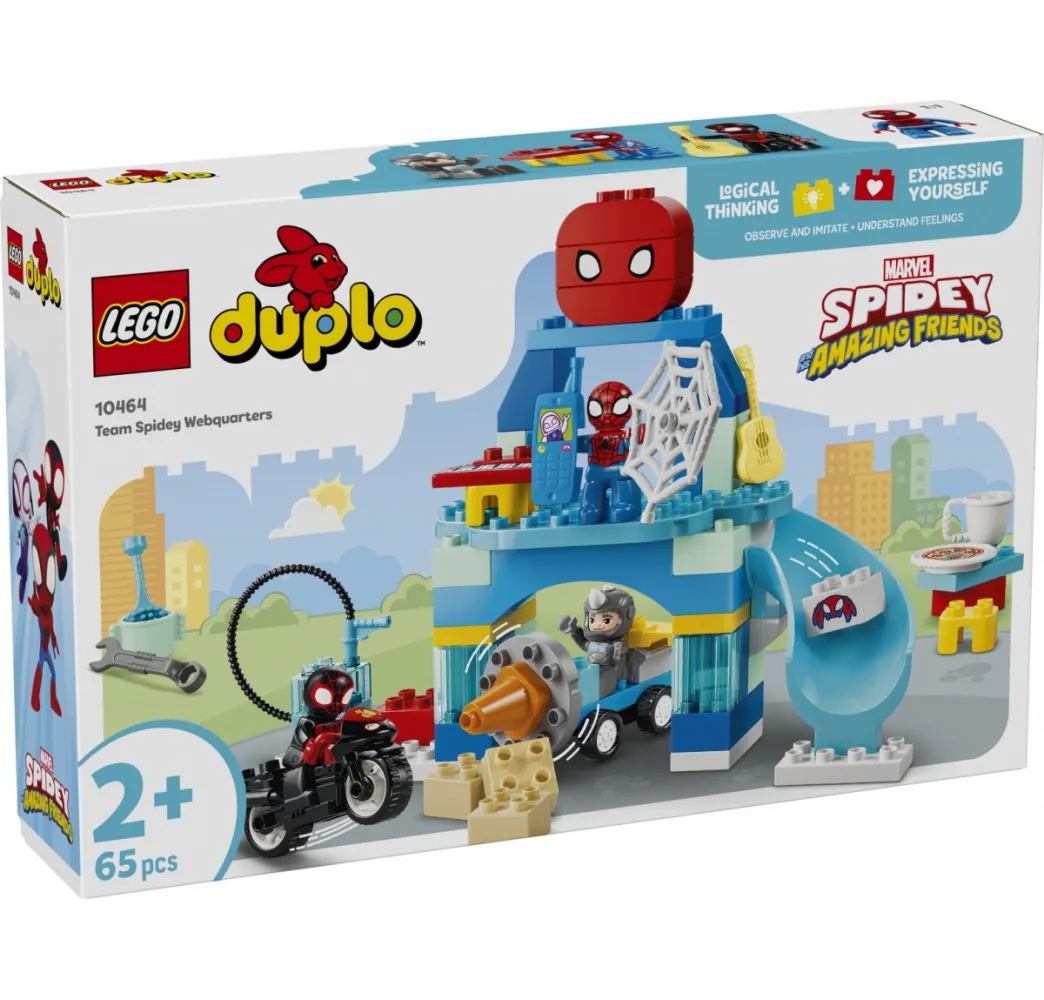Klocki edukacyjne LEGO DUPLO Kryjówka Pajęczej Drużyny