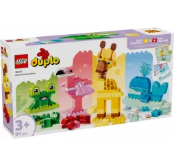 LEGO DUPLO Gra w budowanie zwierzątek – klocki 3+