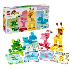 LEGO DUPLO Gra w budowanie zwierzątek – klocki 3+