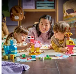LEGO DUPLO Gra w budowanie zwierzątek – klocki 3+