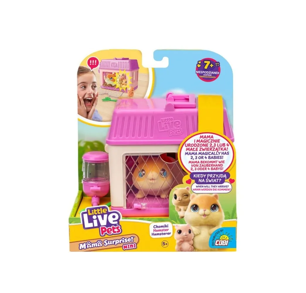 Little Live Pets Mama Surprise Mini chomik Cobi figurka