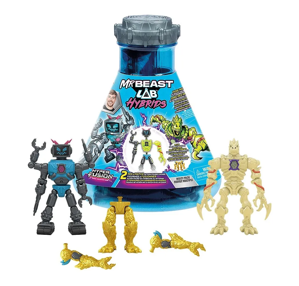 Mr Beast Lab Hybrydy Multipack figurki Cobi 5+