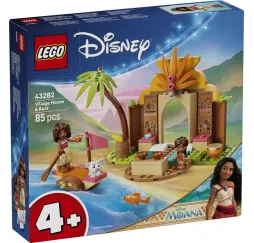 Vaiana LEGO klocki konstrukcyjne chatka i łódź 4+