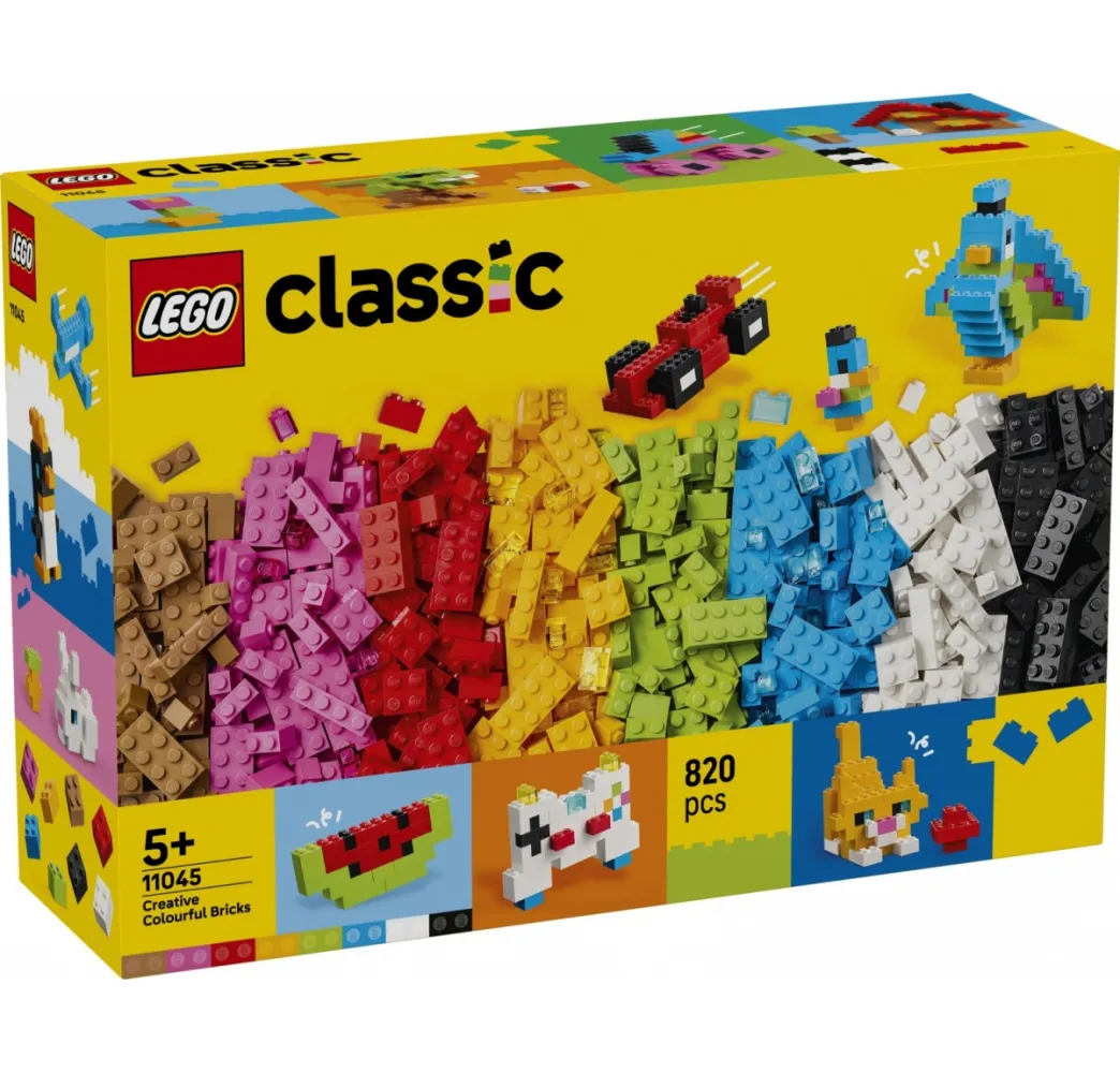 LEGO Classic Kreatywne kolorowe klocki 820 el. 5+
