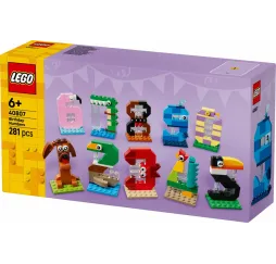LEGO Iconic Urodzinowe cyferki – klocki edukacyjne