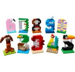 LEGO Iconic Urodzinowe cyferki – klocki edukacyjne