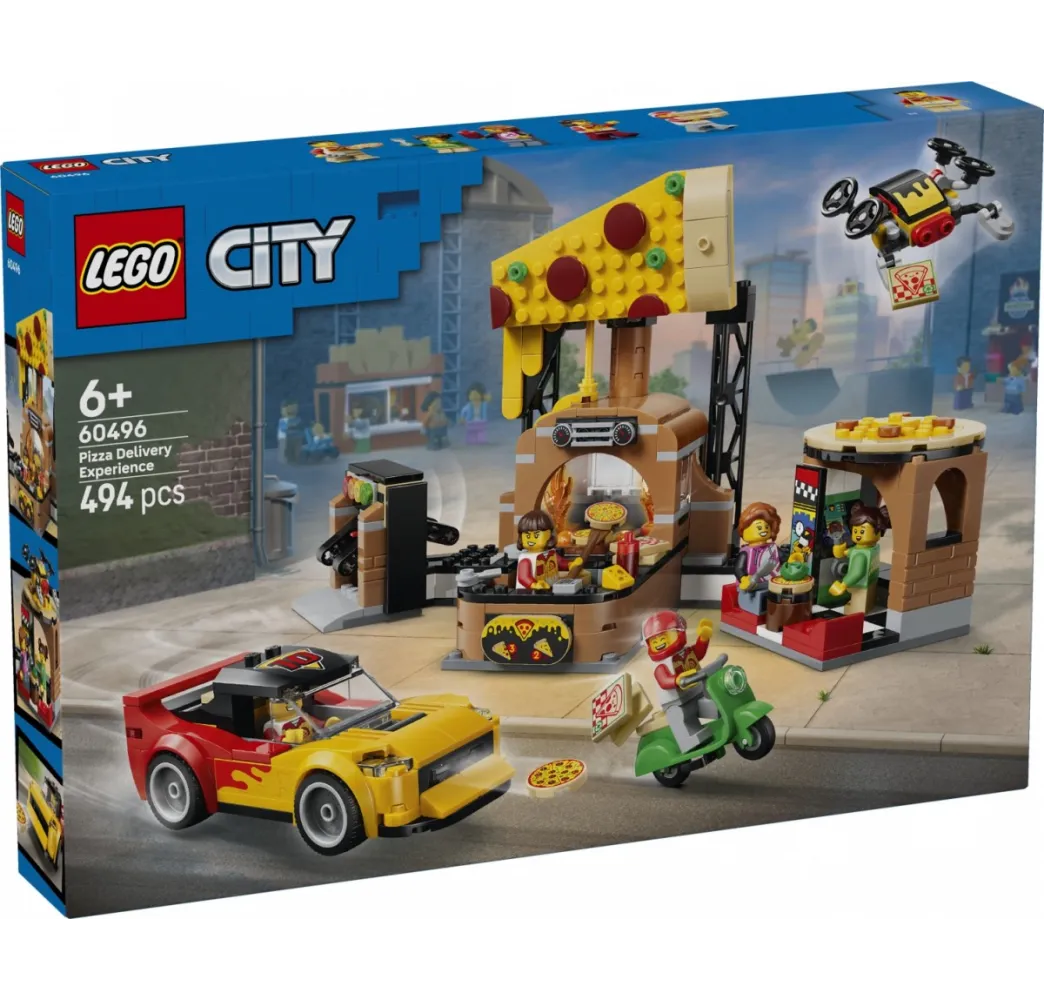 LEGO City Dostawa pizzy – klocki konstrukcyjne 6+