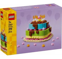 LEGO Iconic Tort urodzinowy – klocki konstrukcyjne
