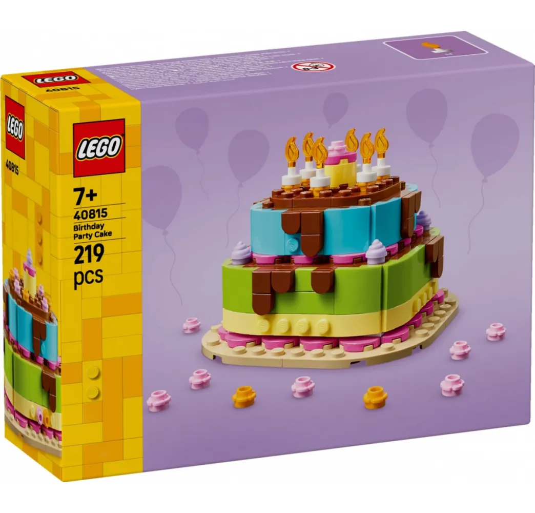LEGO Iconic Tort urodzinowy – klocki konstrukcyjne