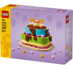 LEGO Iconic Tort urodzinowy – klocki konstrukcyjne