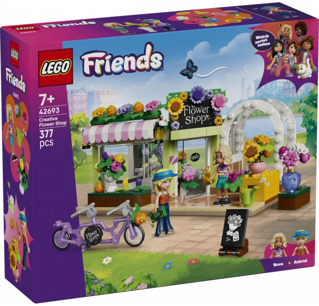 LEGO Friends Kreatywna kwiaciarnia – klocki 7+