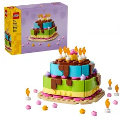 LEGO Iconic Tort urodzinowy – klocki konstrukcyjne