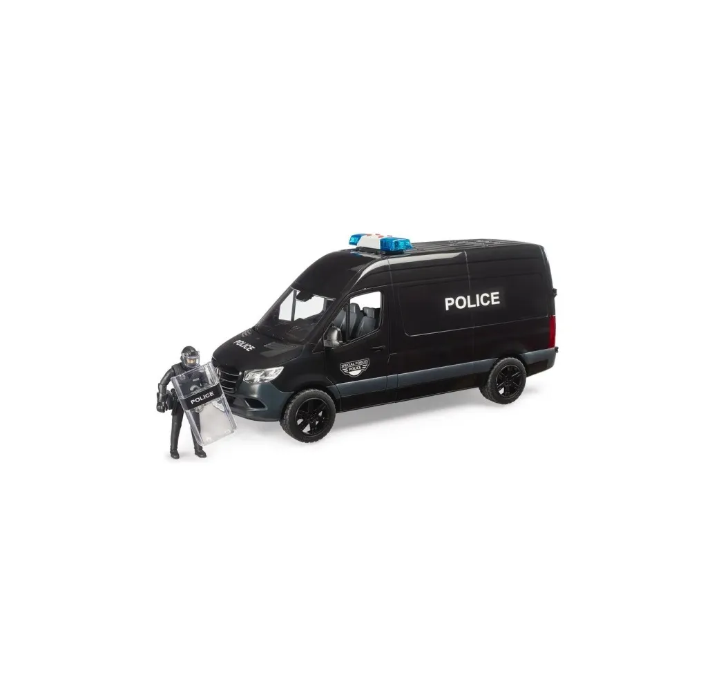 Bruder Pojazd MB Sprinter Police z figurką policjantem