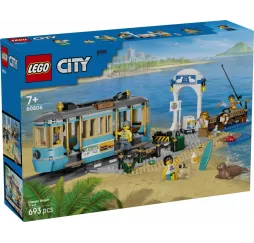LEGO City Tramwaj przy plaży – klocki konstrukcyjne