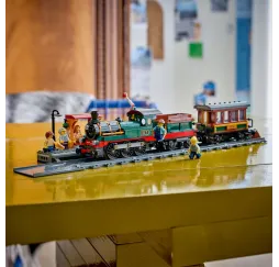 LEGO City Retro pociąg z lokomotywą parową 7+