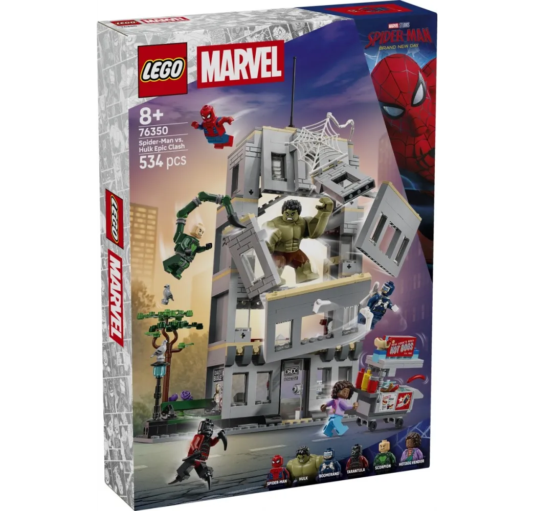 Spider-Man kontra Hulk LEGO klocki konstrukcyjne