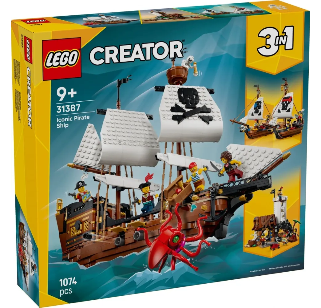 LEGO Creator Legendarny statek piracki – klocki 3w1