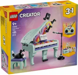 LEGO Creator Fortepian z kotem 3w1 – klocki konstrukcyjne