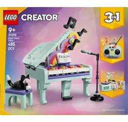 LEGO Creator Fortepian z kotem 3w1 – klocki konstrukcyjne